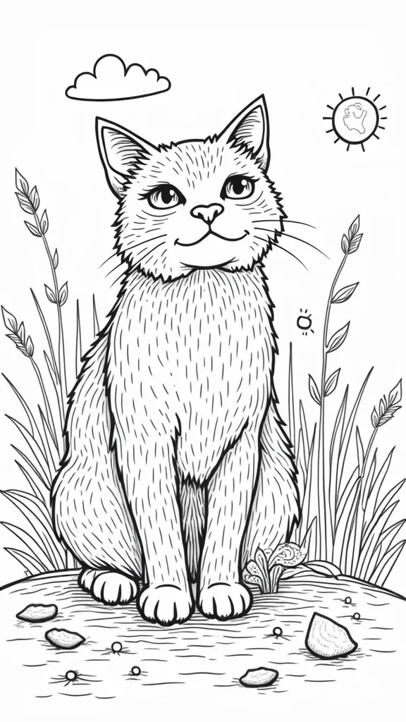 cats printable coloring pages